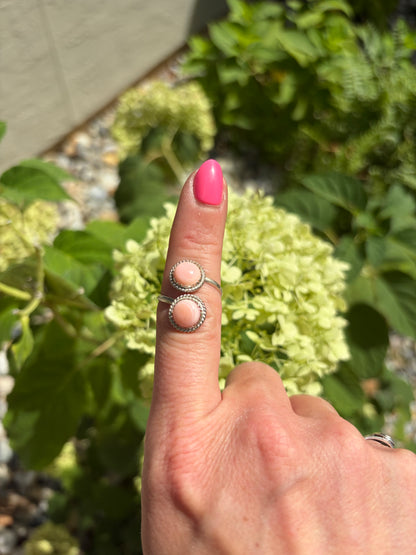 Esther White 2 Stone Rings