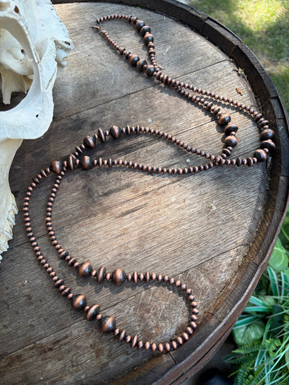 60" Faux Graduated Big Bertha Necklace
