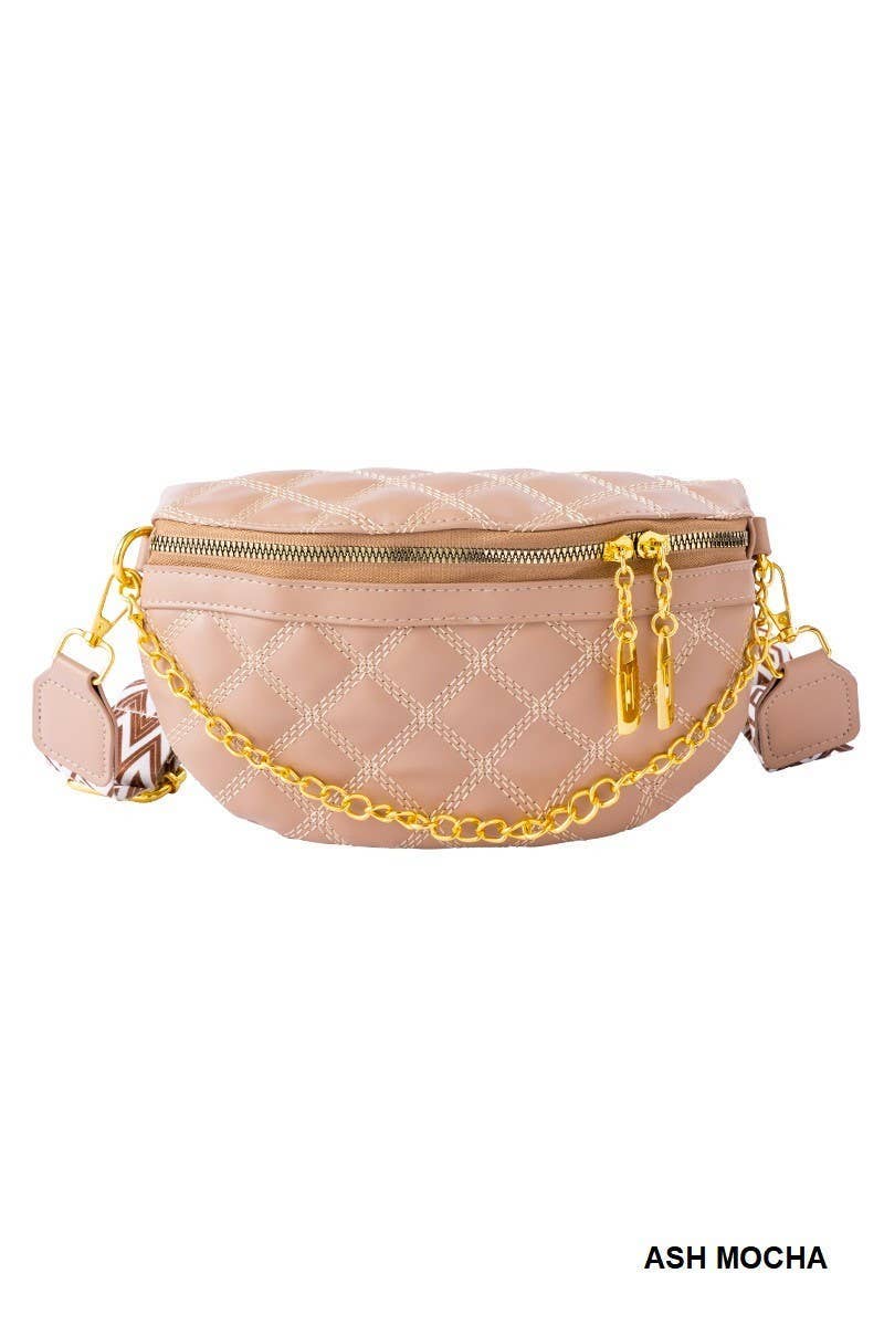 Quilted Crossbody Bum Bag