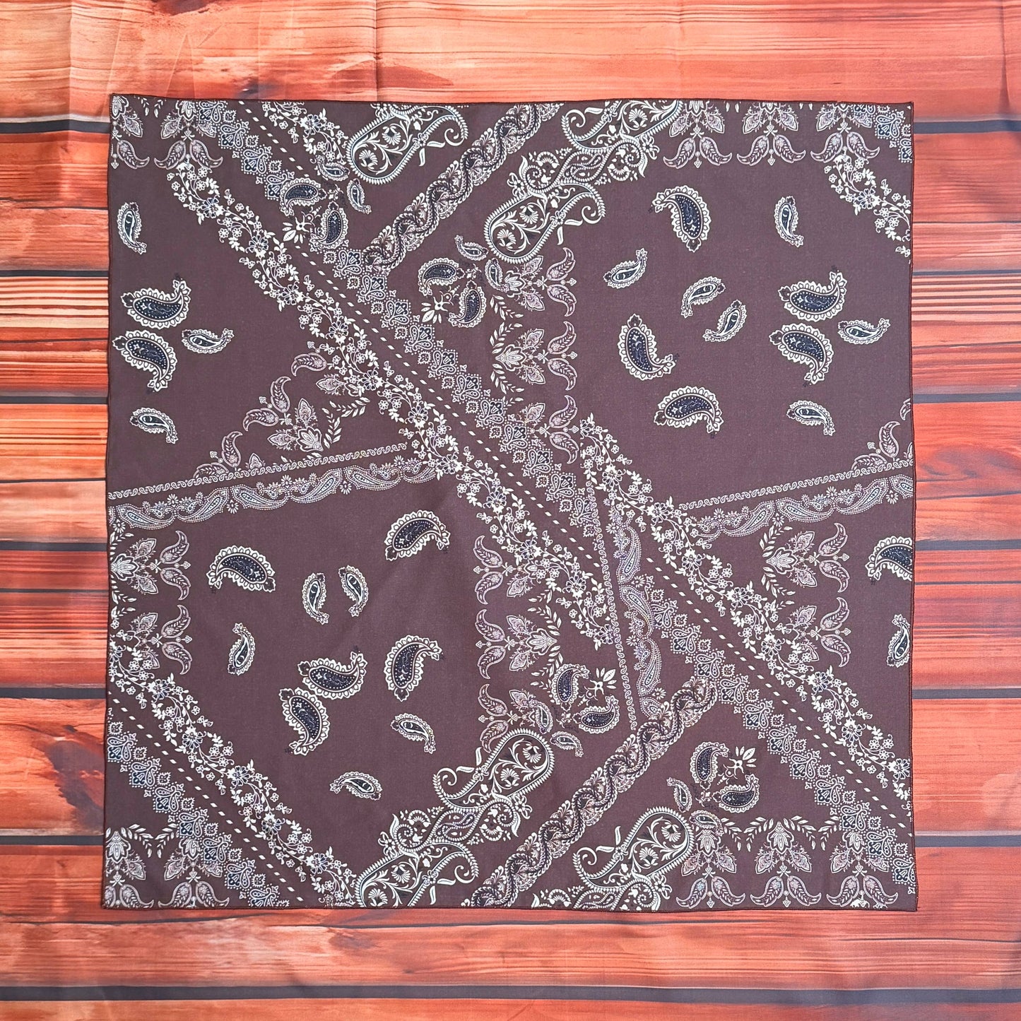 Wild Side Brown Wild Rag 28x28