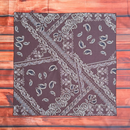 Wild Side Brown Wild Rag 28x28