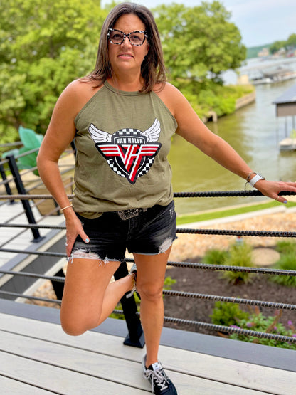 Halen be Wild Olive Tank Top