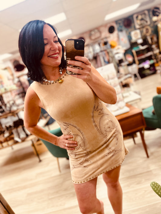Laramie Studded Boot Stitch Dress