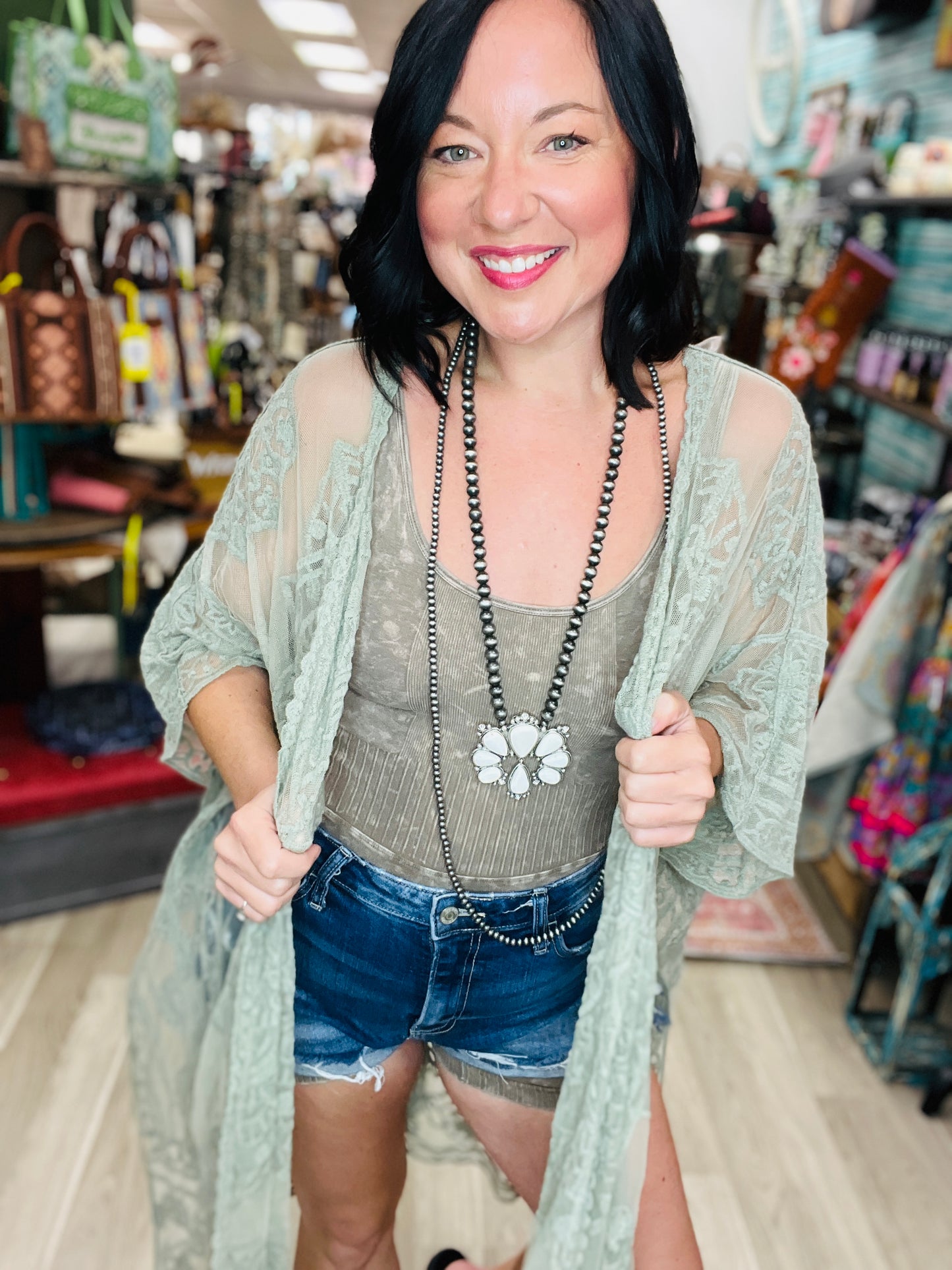 Floral Mandala Kimono