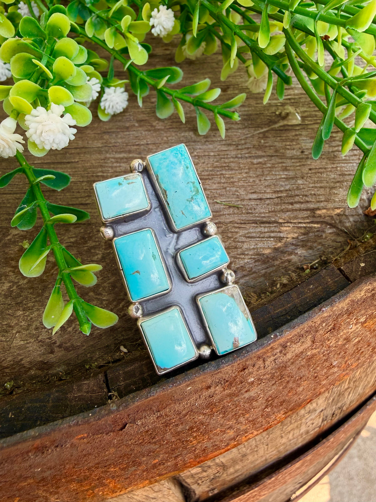 Sonoran Blue Turquoise Adjustable Ring