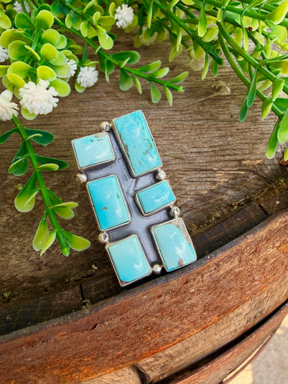 Sonoran Blue Turquoise Adjustable Ring