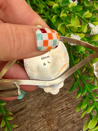 Whitewater Crackle Cuff Bracelet