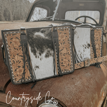 Panhandle Leather Cowhide Tote