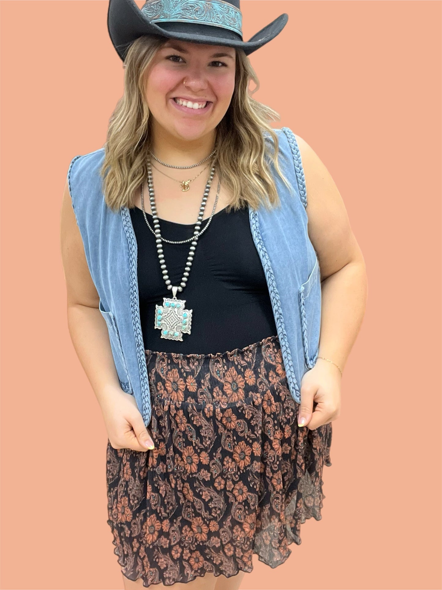 Floral Mesa Skort