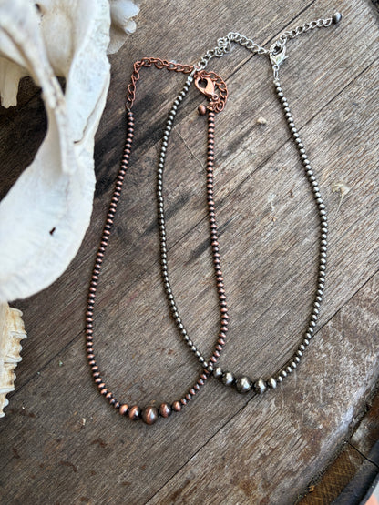 1 Set Western Pearl Bead Necklace