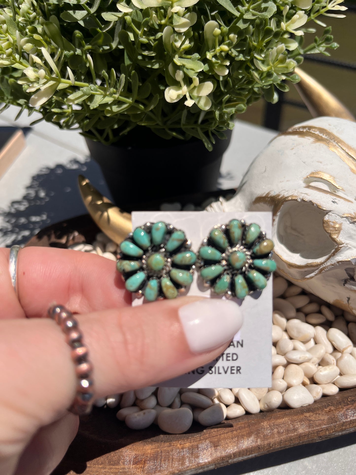 JW - Kingman Cluster Earrings