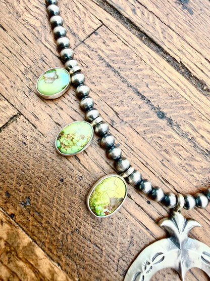 Sonoran Gold Naja Squash Necklace - Largo
