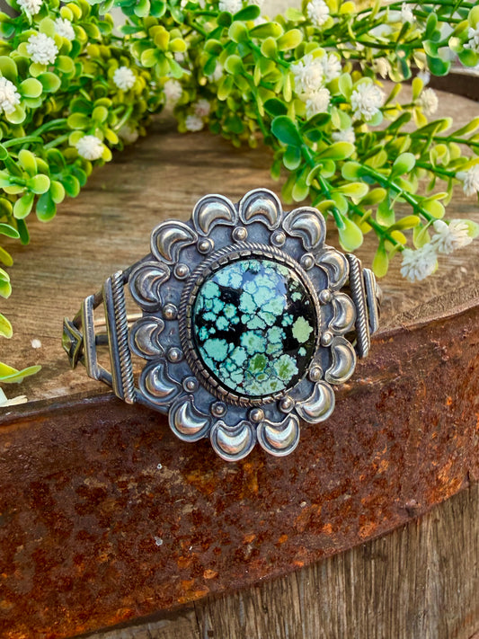 Blue Moon Turquoise Mega Cuff