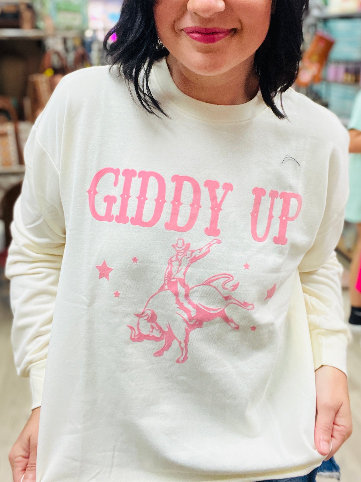 Giddy Up Queen Sweatshirt
