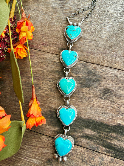 Vicky Hicks Heart Breaker Lariat Necklace