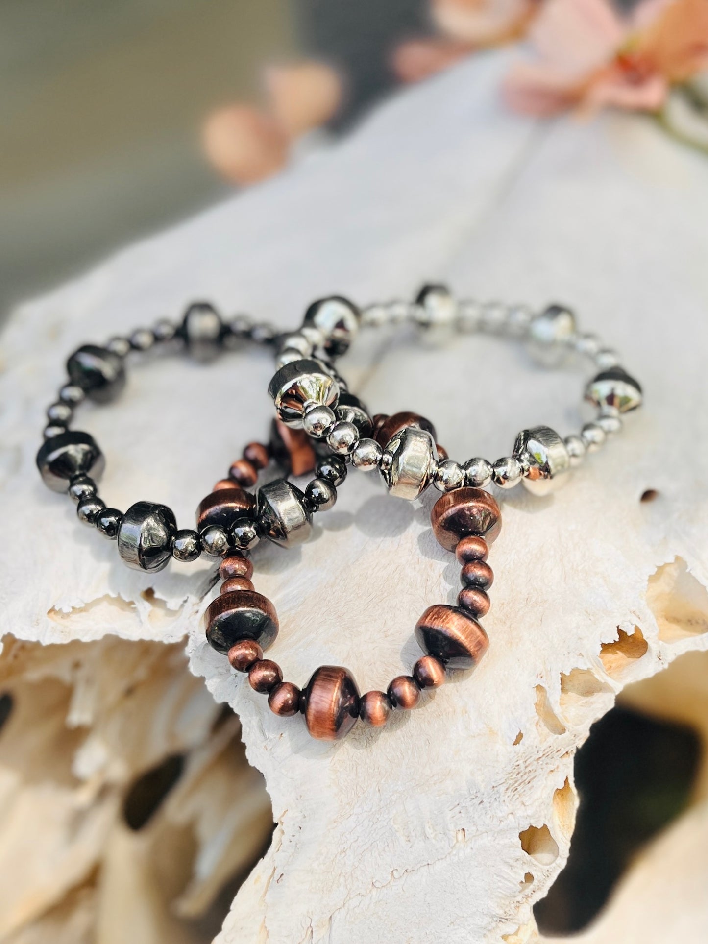 Mega Rondelle Stretch Bracelet