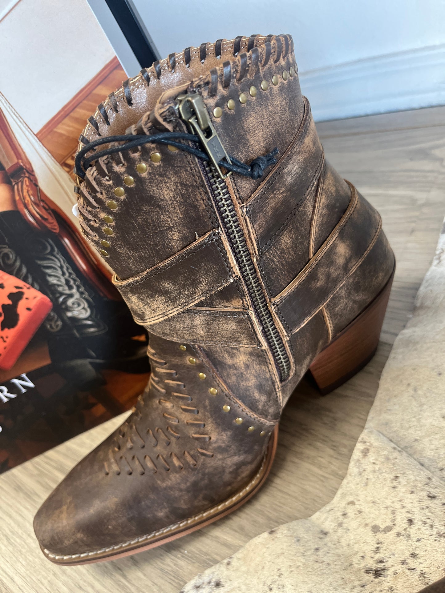Westros Leather Bootie