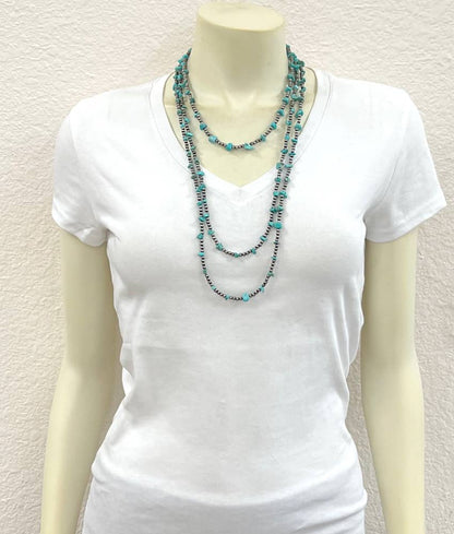 30" Harper Turquoise Necklace