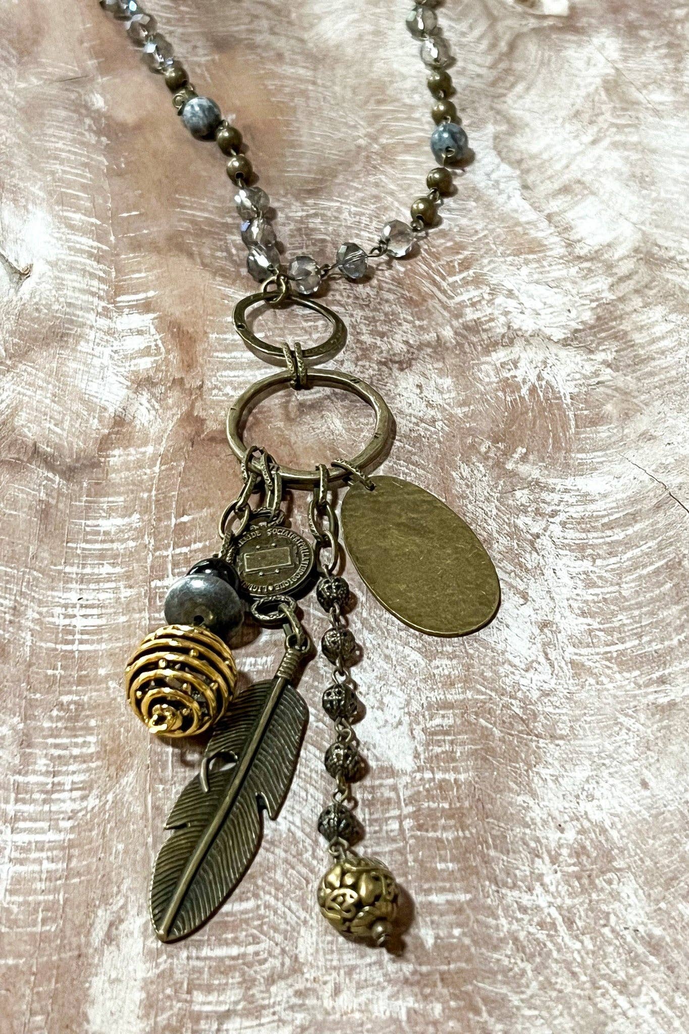 Acacia Necklace Feather