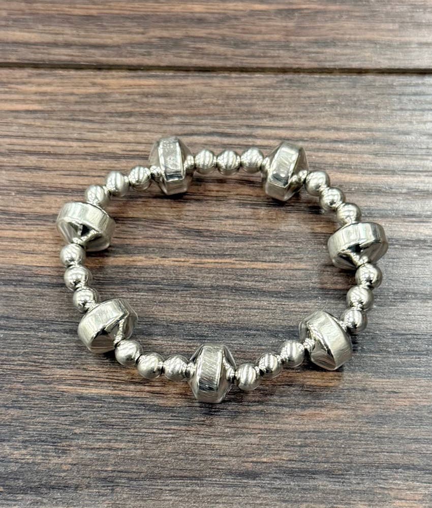 Mega Rondelle Stretch Bracelet
