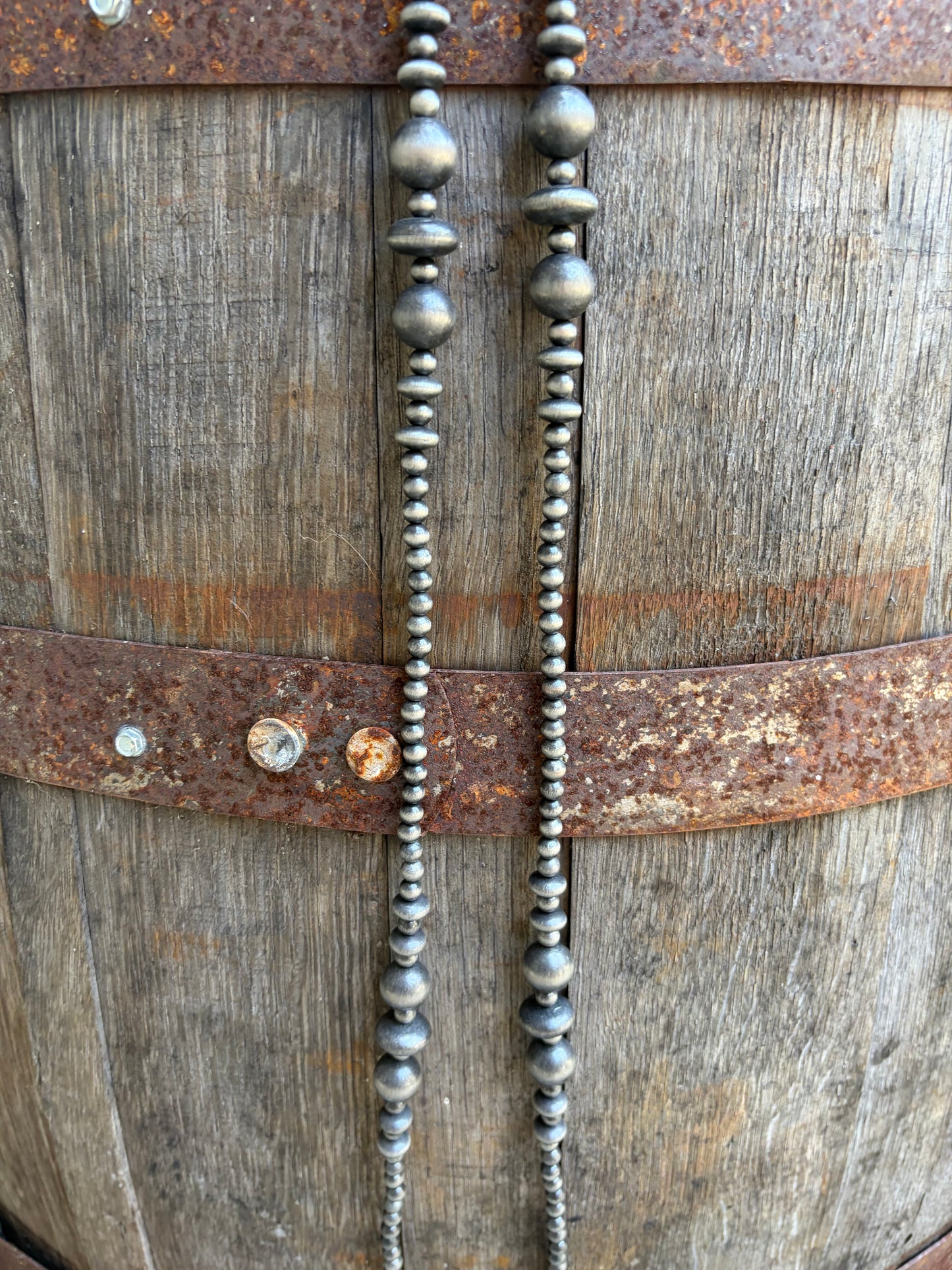 60" Faux Graduated Big Bertha Necklace
