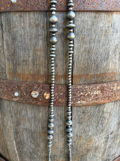 60" Faux Graduated Big Bertha Necklace