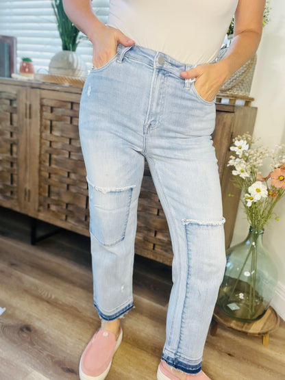 Hobo Hippy Cropped Risen Jean