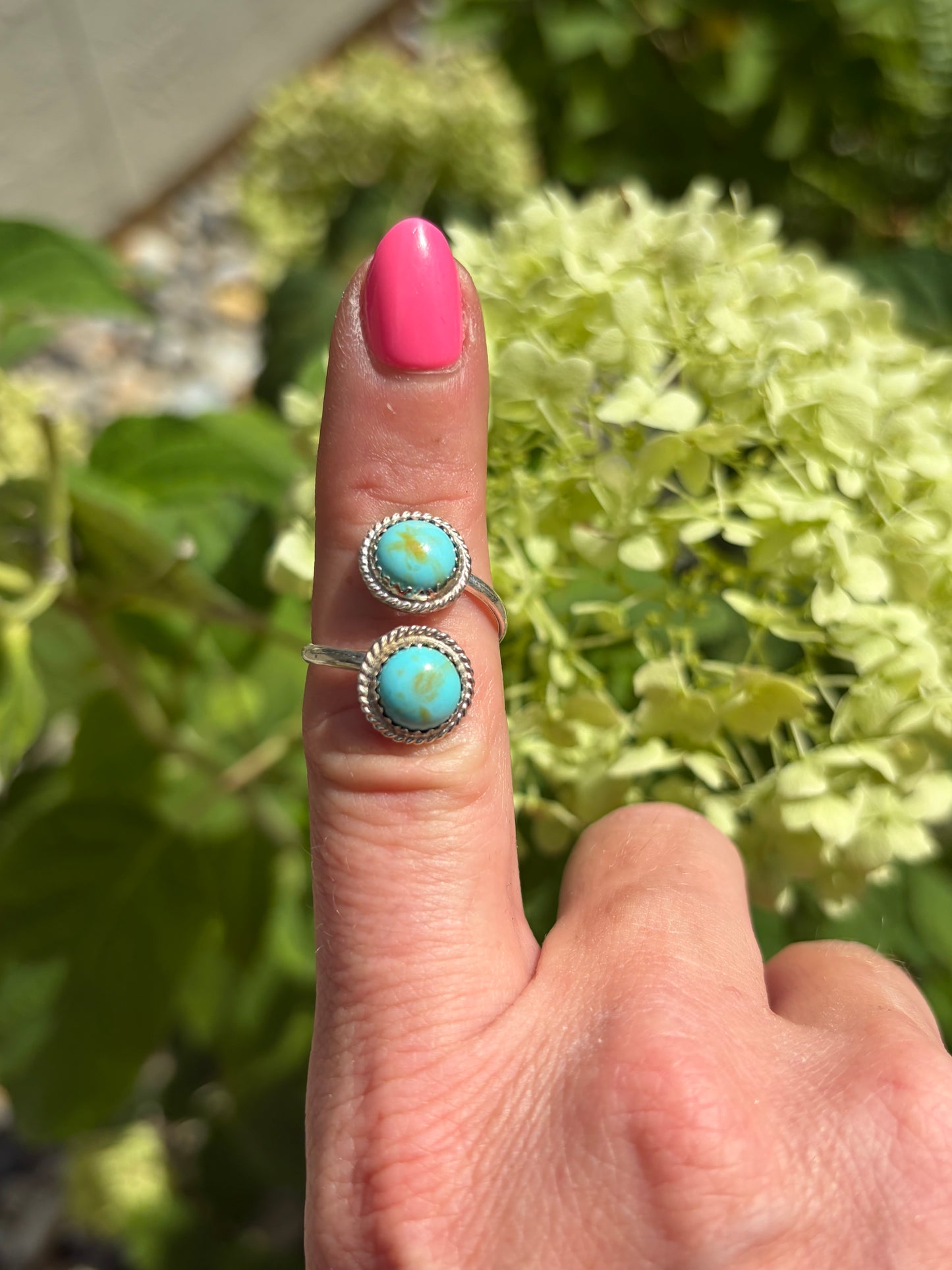 Esther White 2 Stone Rings