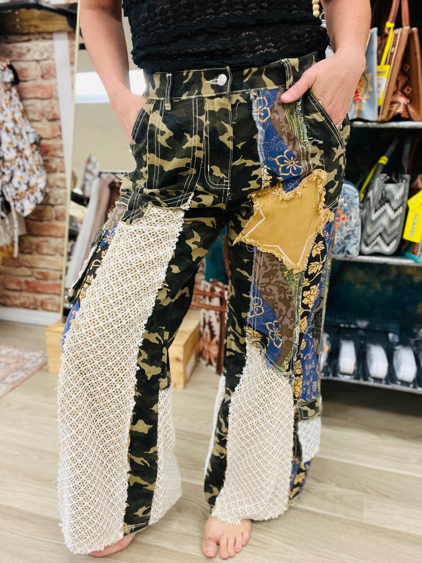 Camo Queen Patched Pant