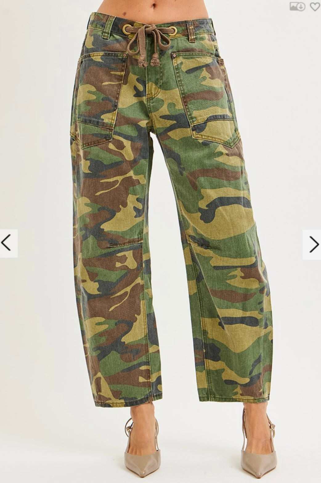 Elite Risen Camo Barrel Jean