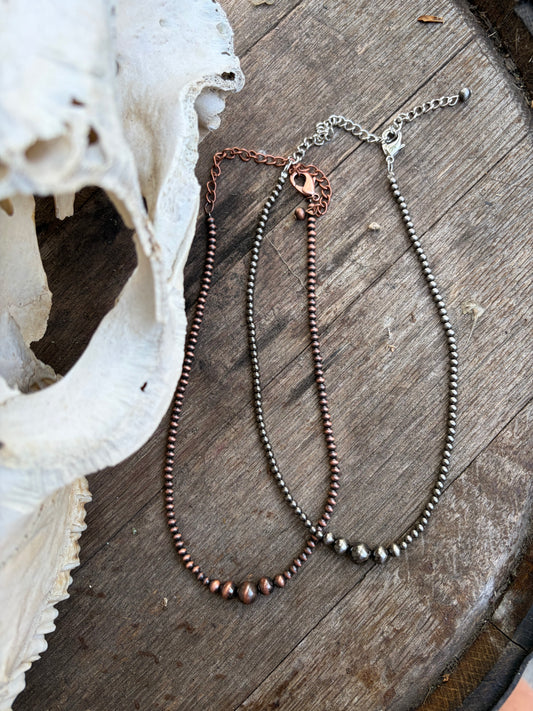 1 Set Western Pearl Bead Necklace
