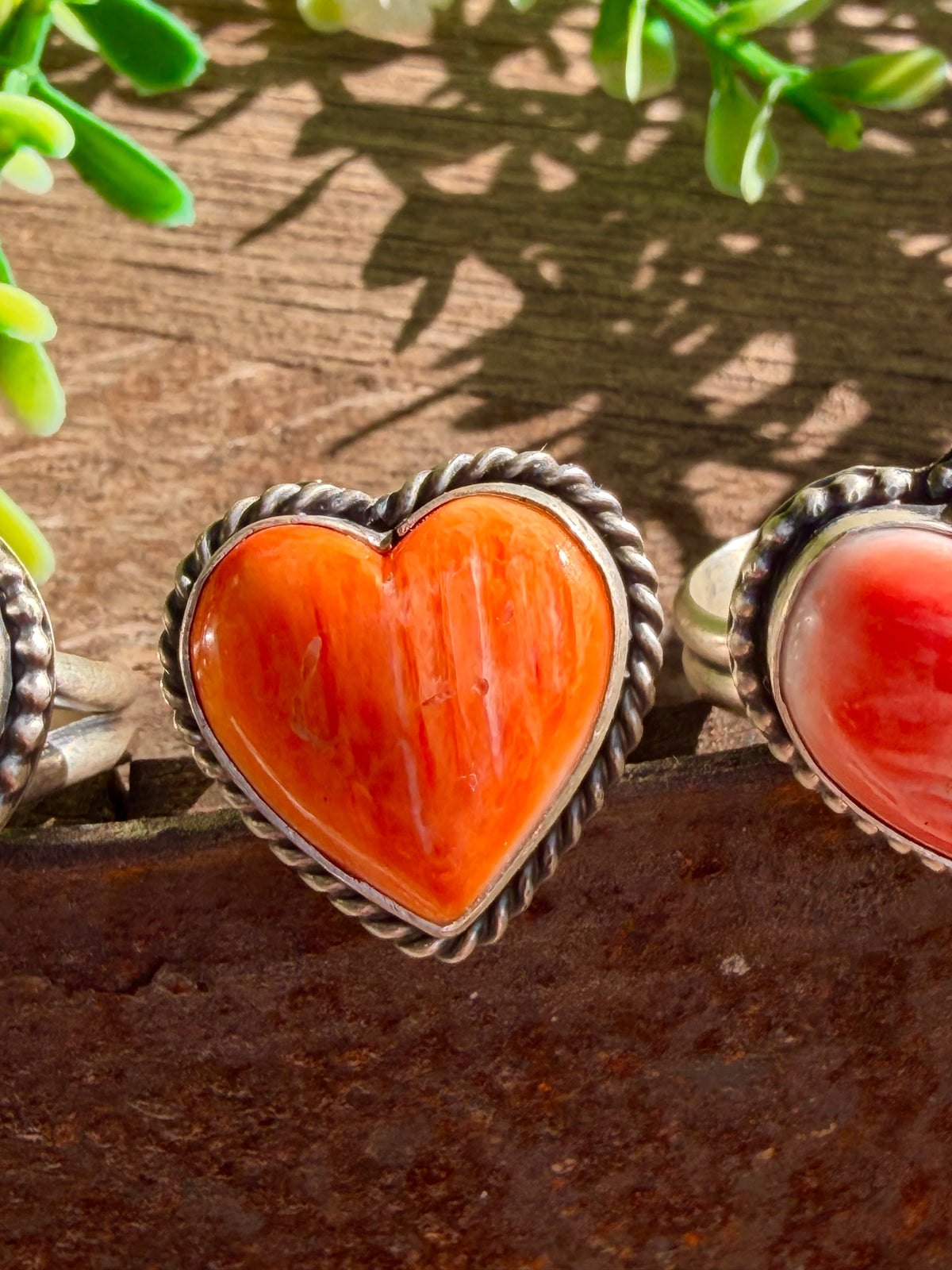 Sterling Heart Rings