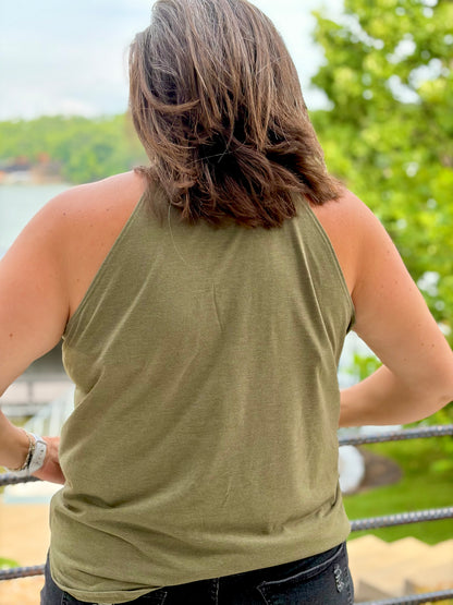 Halen be Wild Olive Tank Top