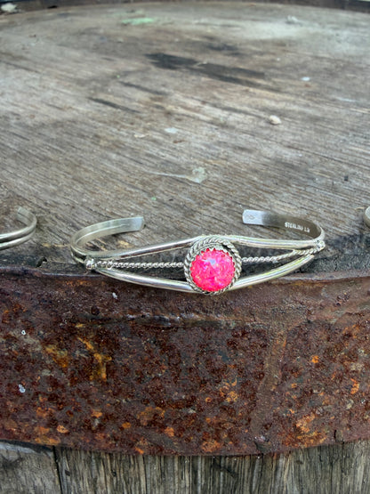 Esther White Cuff Bracelets