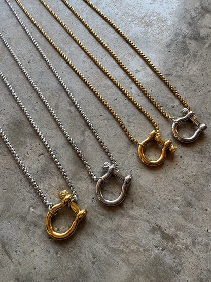 Horseshoe Charm Necklace