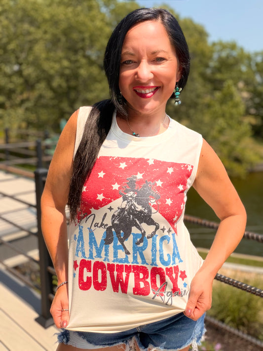 Make America Cowboy Tank Top