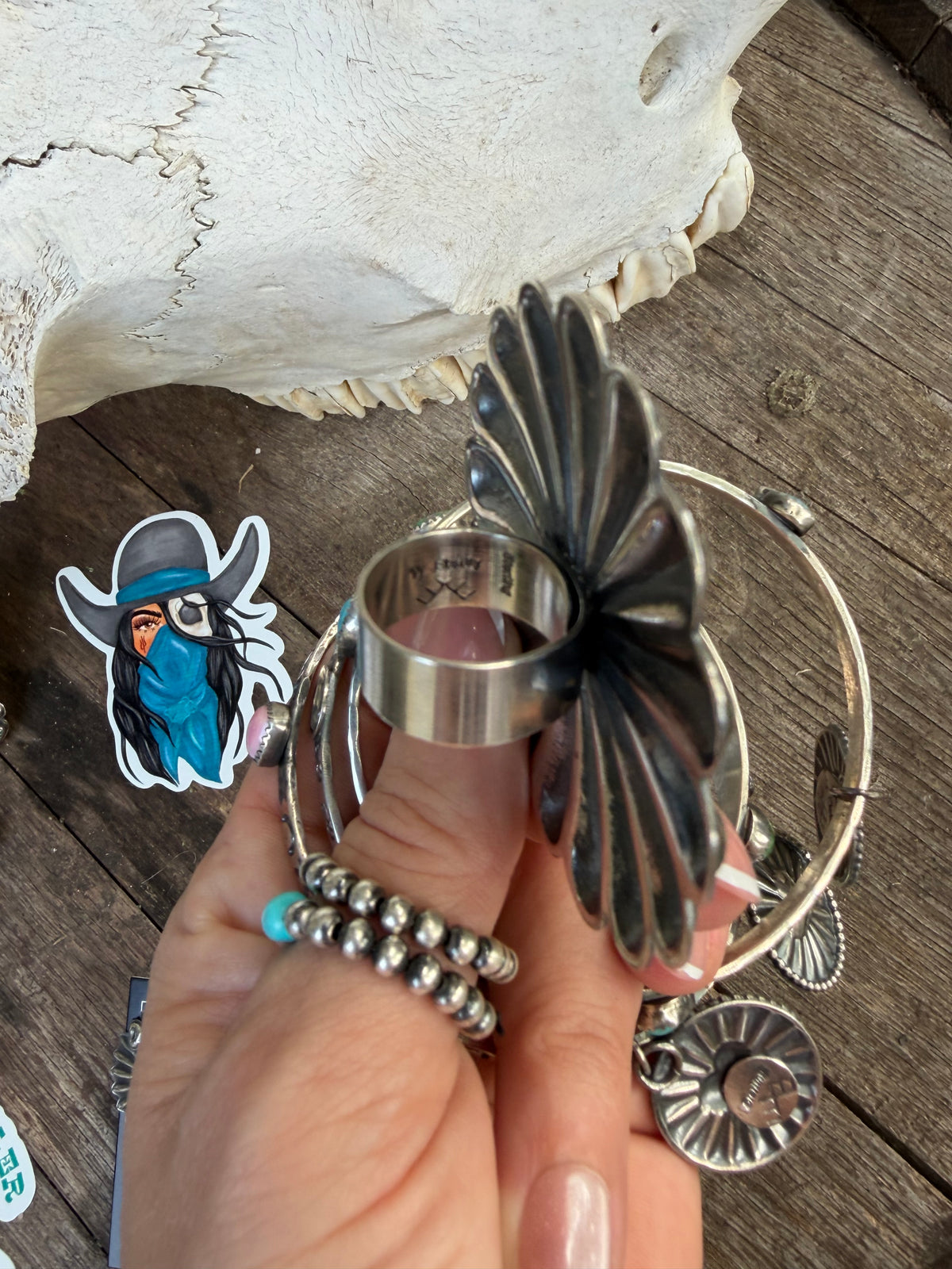 Ty Etsitty Ranchy Babe Adjustable Rings
