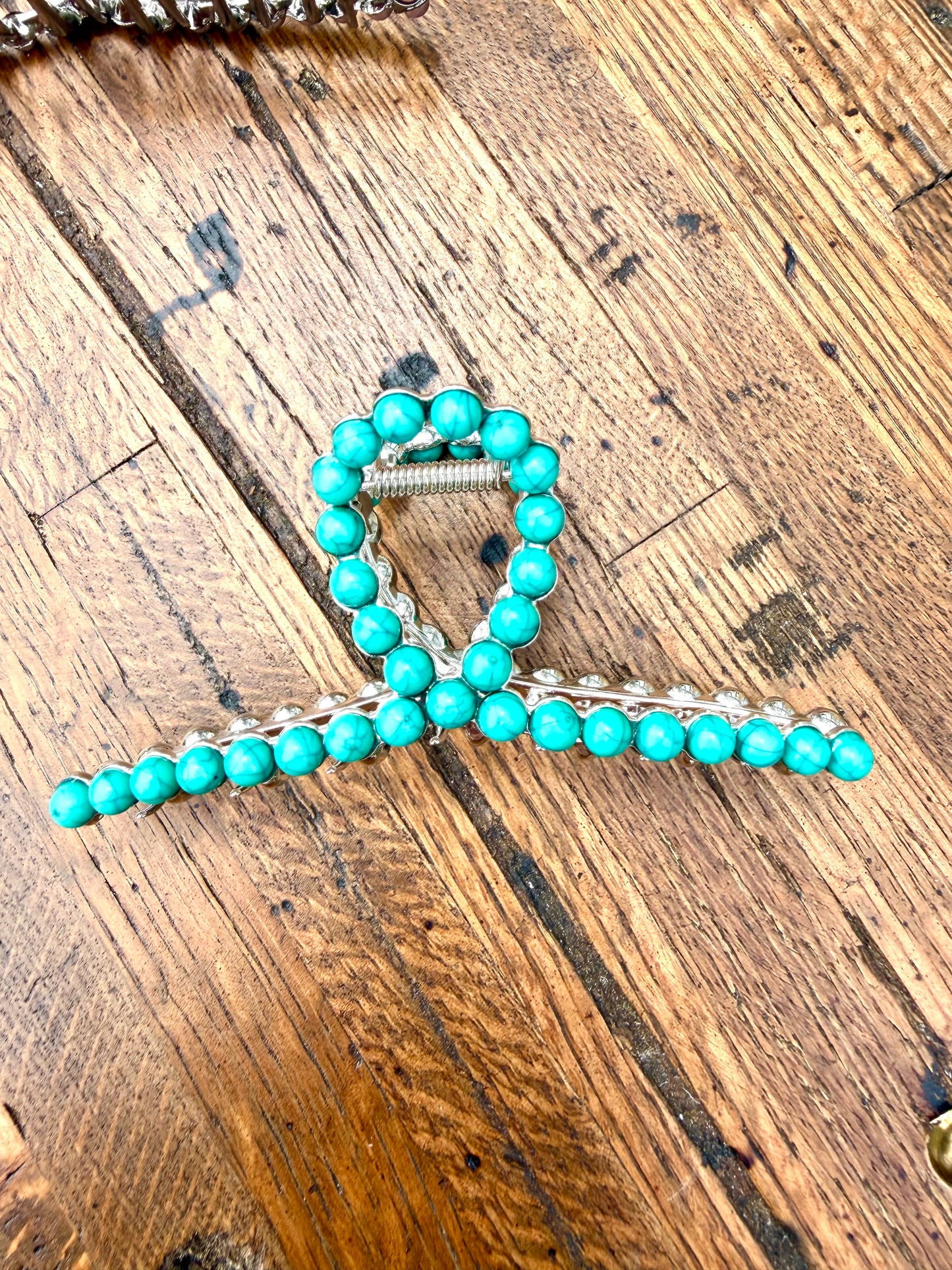 Rockin Western Pearl Hair Clip