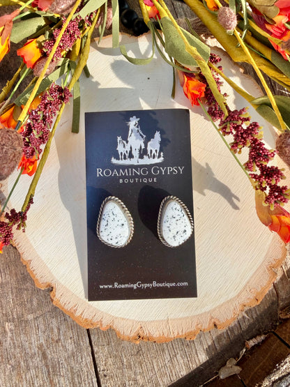 Chasity Balone Single Stone Stud Earrings