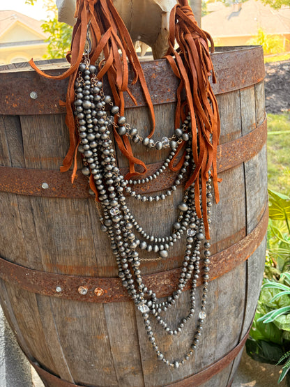 Shantilly Epic Desert Pearl Necklace