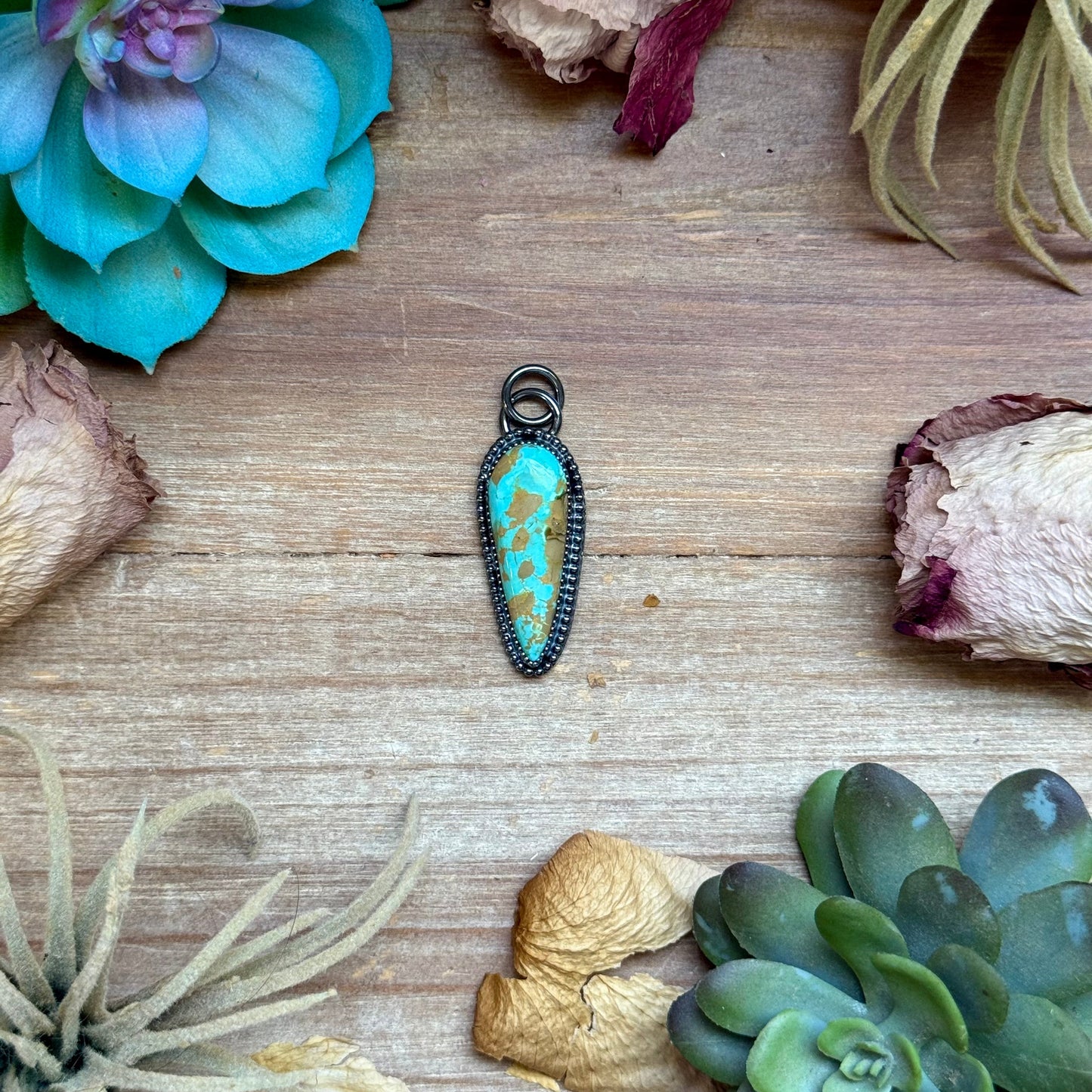 FREE Sterling Silver Pearl Necklace + MJ Royston Turquoise Pendant
