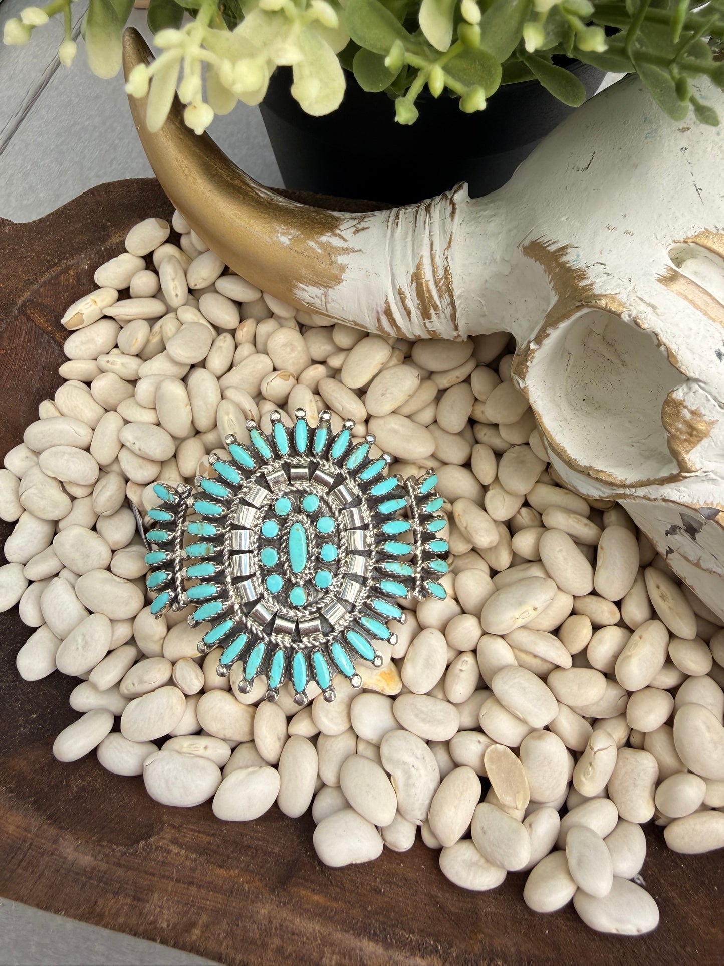 Nez - Navajo Kingman Spike Cuff