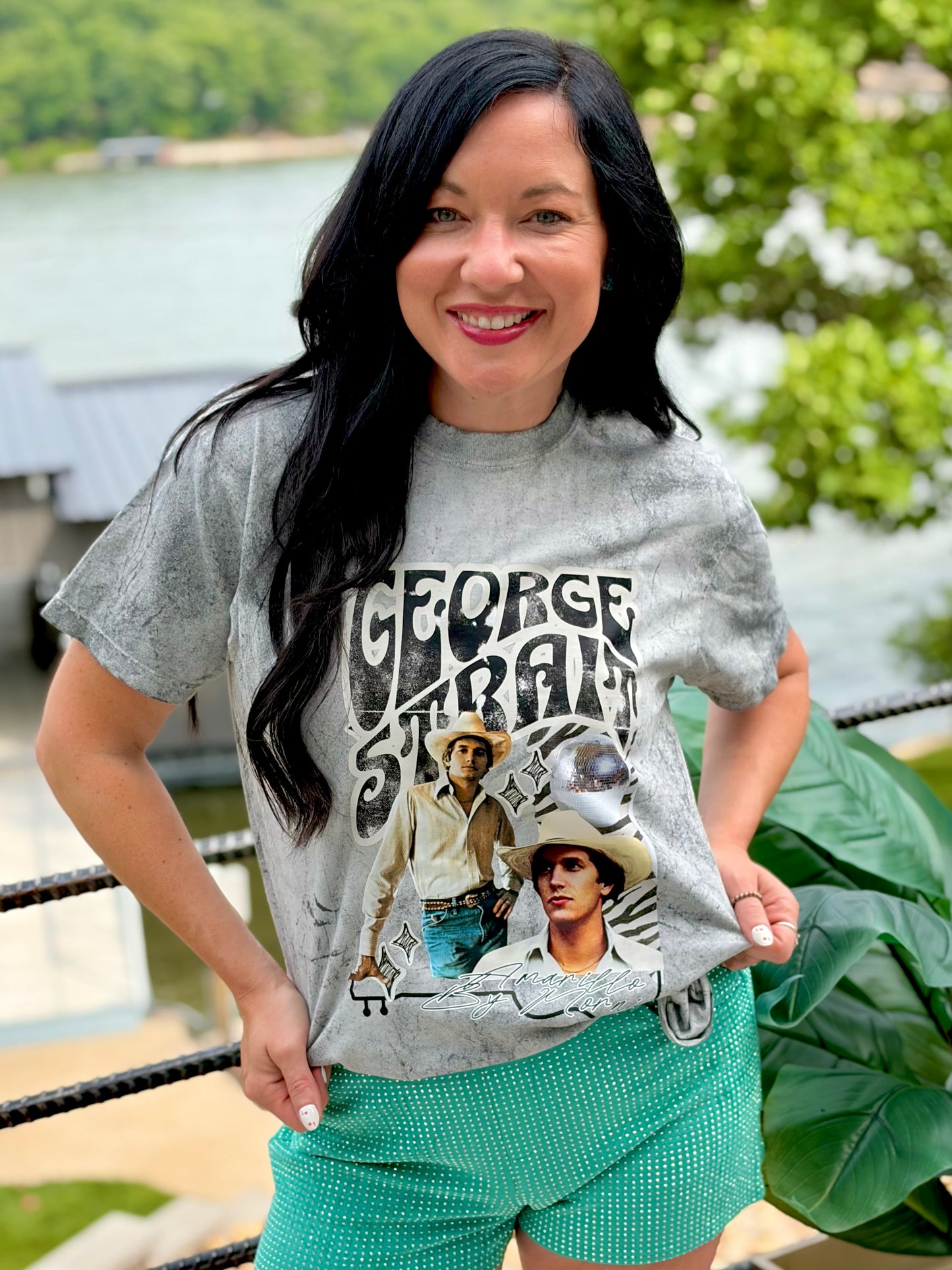 Strait Up Country Summer Tee