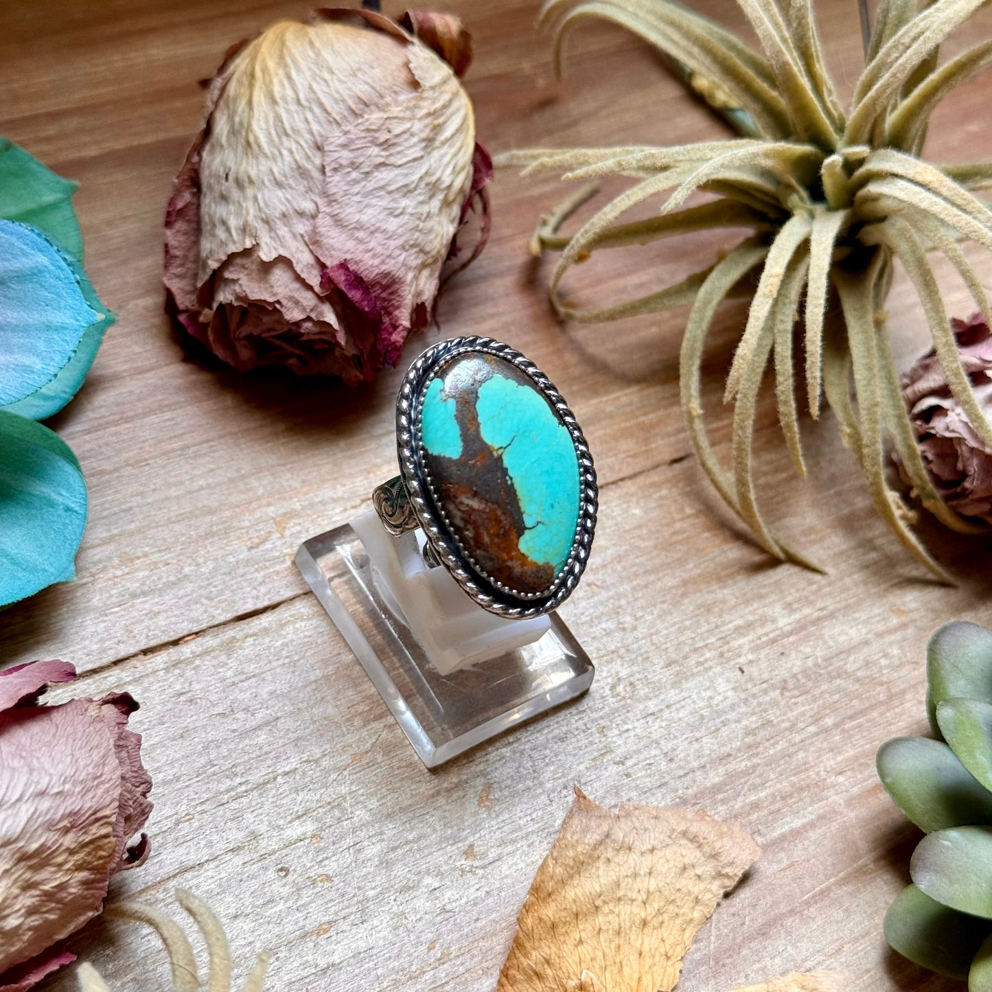 MJ Turquoise Ring – Sterling Silver