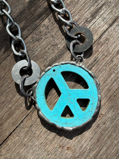 Peace Out Brooklyn Necklace