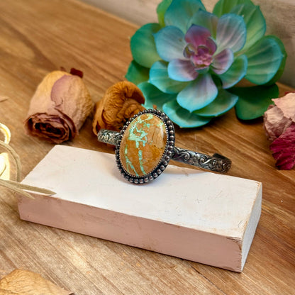 MJ Royston Turquoise Statement Cuff