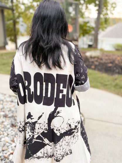 Go Rodeo Branded Linen Duster