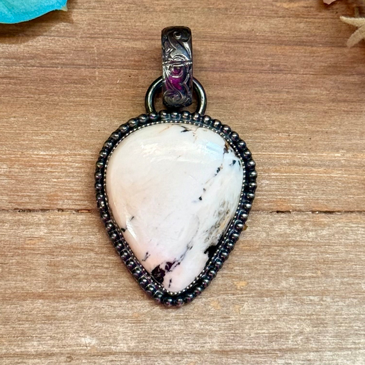 MJ White Buffalo Pendant