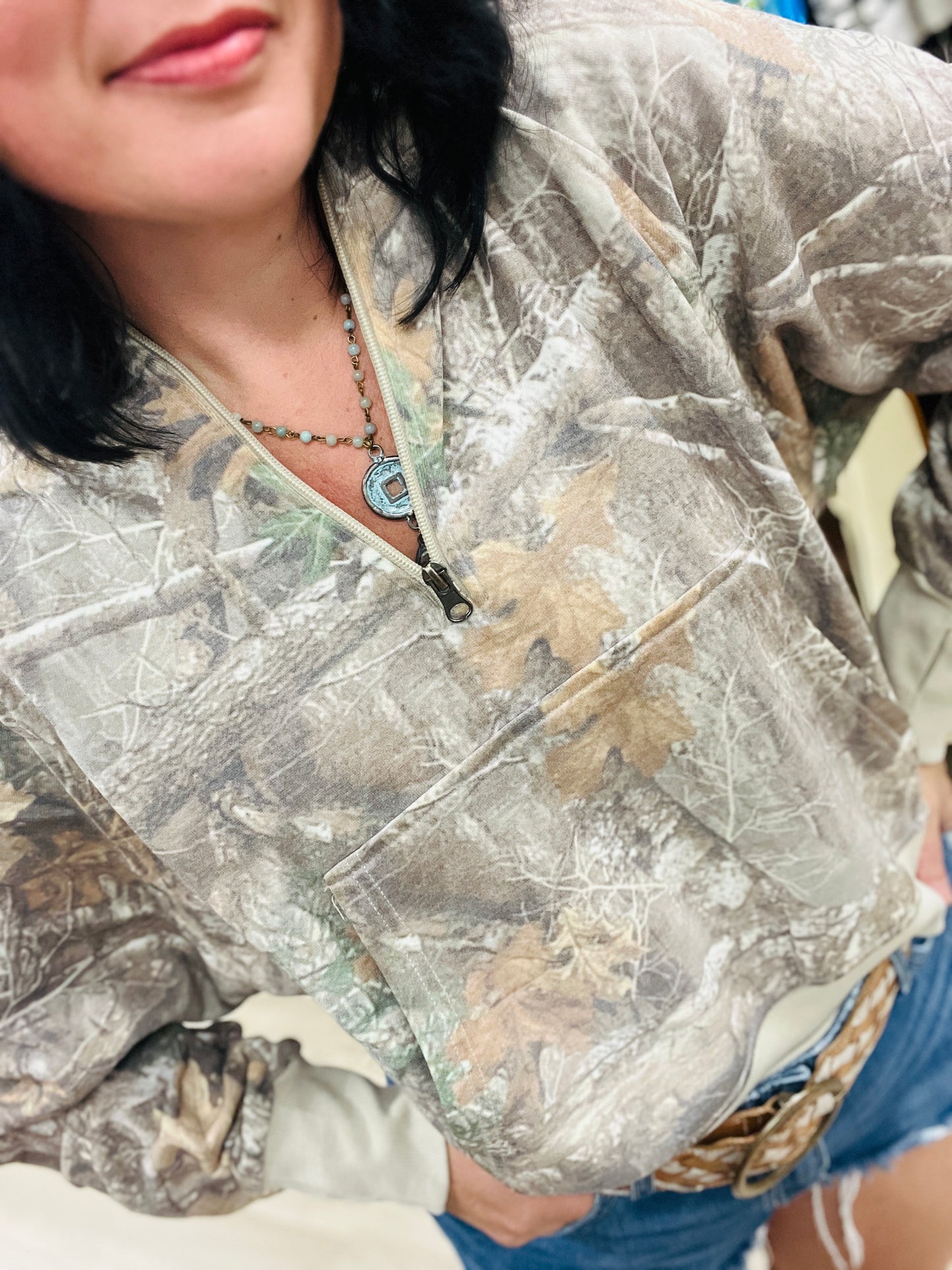 Camo Easy Does It Pullover