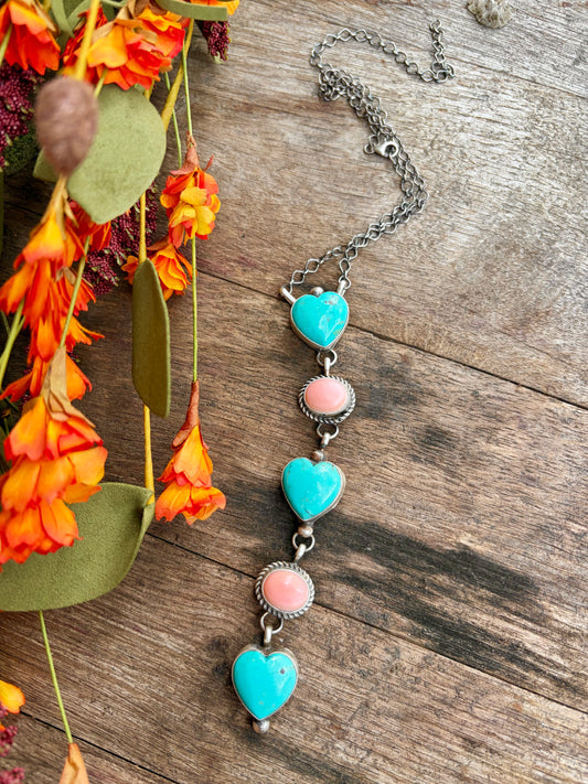 Vicky Hicks Sweetheart Lariat Necklace
